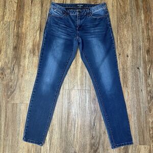 Max Jeans Jegging Jeans Womens 8 Blue Medium Wash Mid Rise Slim Stretch Denim
